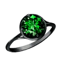 Flawed Emerald Ring