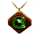 Gold Stalwart Amulet