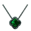 Brilliant Emerald Amulet