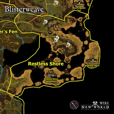 blisterweave_restless_shore_map_new_world_wiki_guide_400px