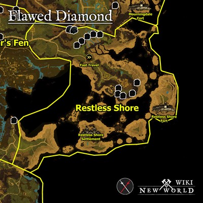 flawed_diamond_restless_shore_map_new_world_wiki_guide_400px