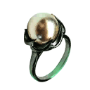 Flawed Pearl Ring