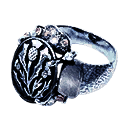 Platinum Monk Ring