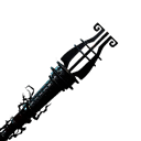 Acolyte's Corrupted Fire Staff