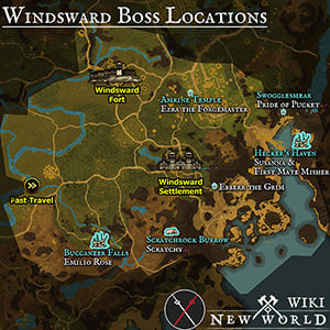 windsward bosses map elite spawn locations named unique loot new world wiki guide 300